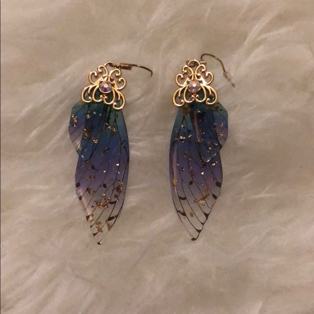 Wing earrings - Picture 2 of 3